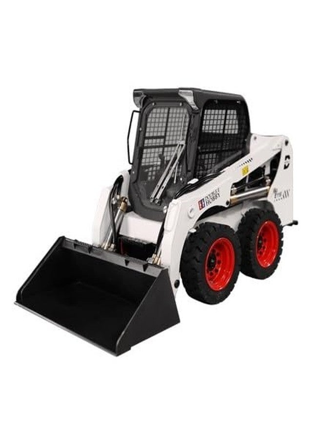 DOUBLE E RC Skid Steer Loader Toy for Kids,1:14 Scale Remote Control Construction Truck with Lights Sound & Sounds 2.4GHz RC Truck Toy, 360°Rotation,RC Front Loader Tractor Engineering Vehicles - Image 4